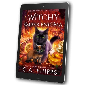 Witchy Ember Enigma, Book 7 in the Midlife Potions Series